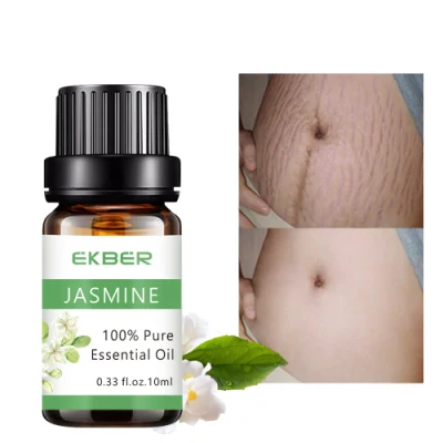 Wholesale 100% Pure Hair Face Body Massage Stretch Marks Remove Aromatherapy Dispenser Jasmine Essential Oil Fragrance