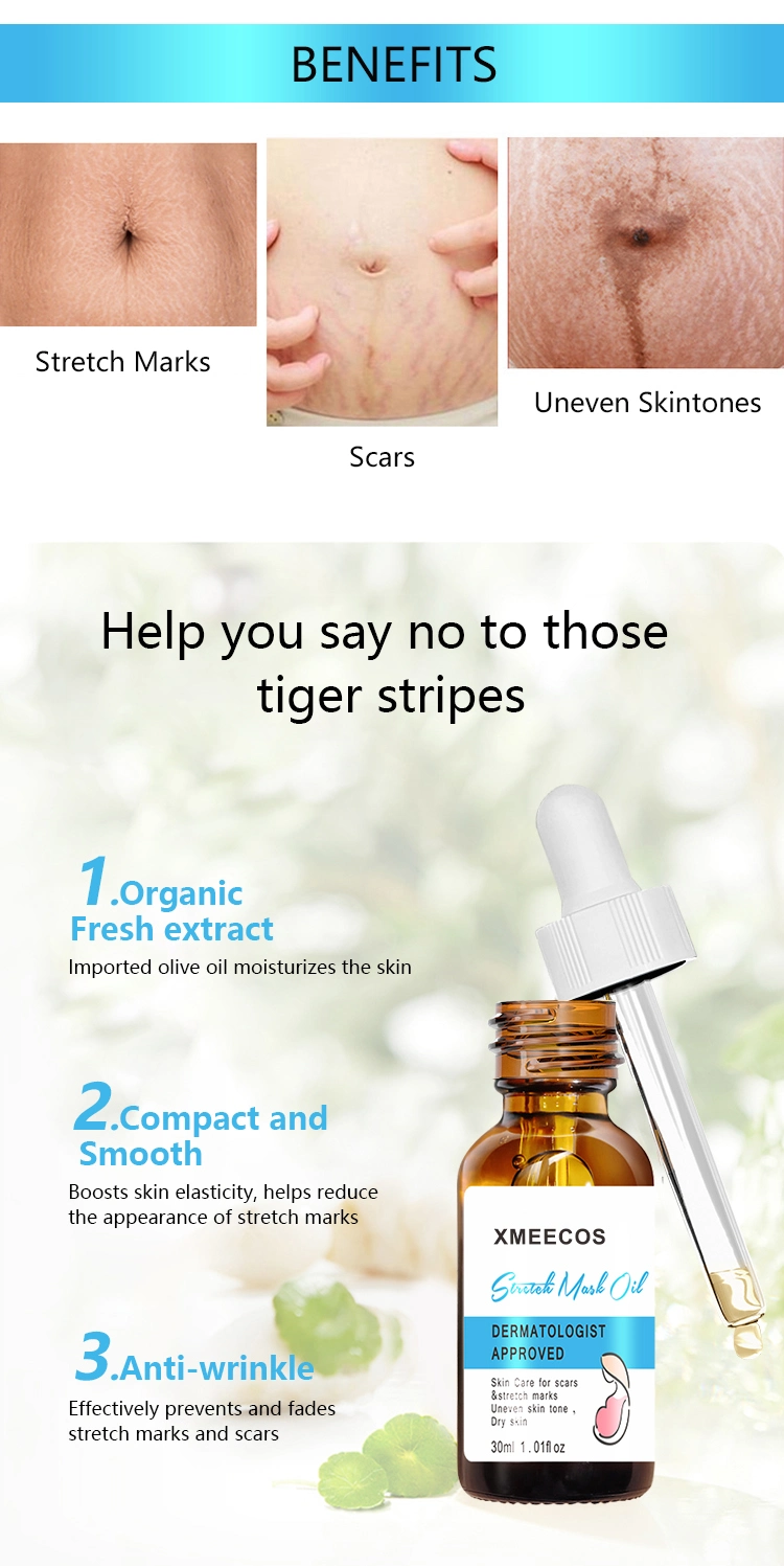 Organic 30ml Deep Scar Removing Treatment Repair Anti Pimples Stretch Marks Scar Removal Pregnancy Skin Care Treatment Repair Body Oil Anti Stretch Mark Oil