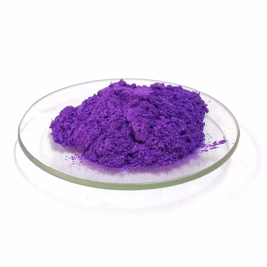 Super Purple Violet Natural Iron Oxide Interference 10-60um Pearlescent Pigment for Auto Paint